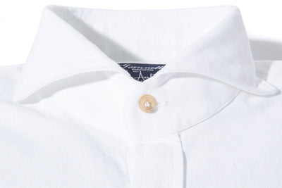 Venasque Chambray Shirt In White - AXEL'S