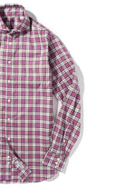 Lacoss Cotton Shirt In Purple and White - AXEL'S