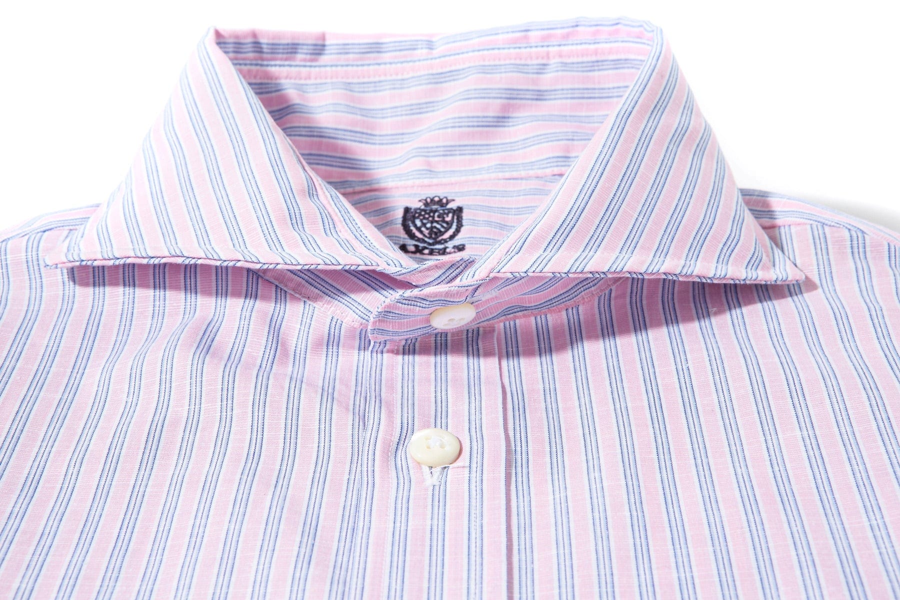 Taycan Cotton Linen Shirt in Pink - AXEL'S