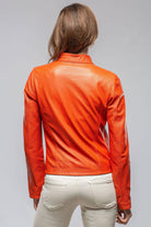 Parigi Deerskin Jacket In Persimmons - AXEL'S