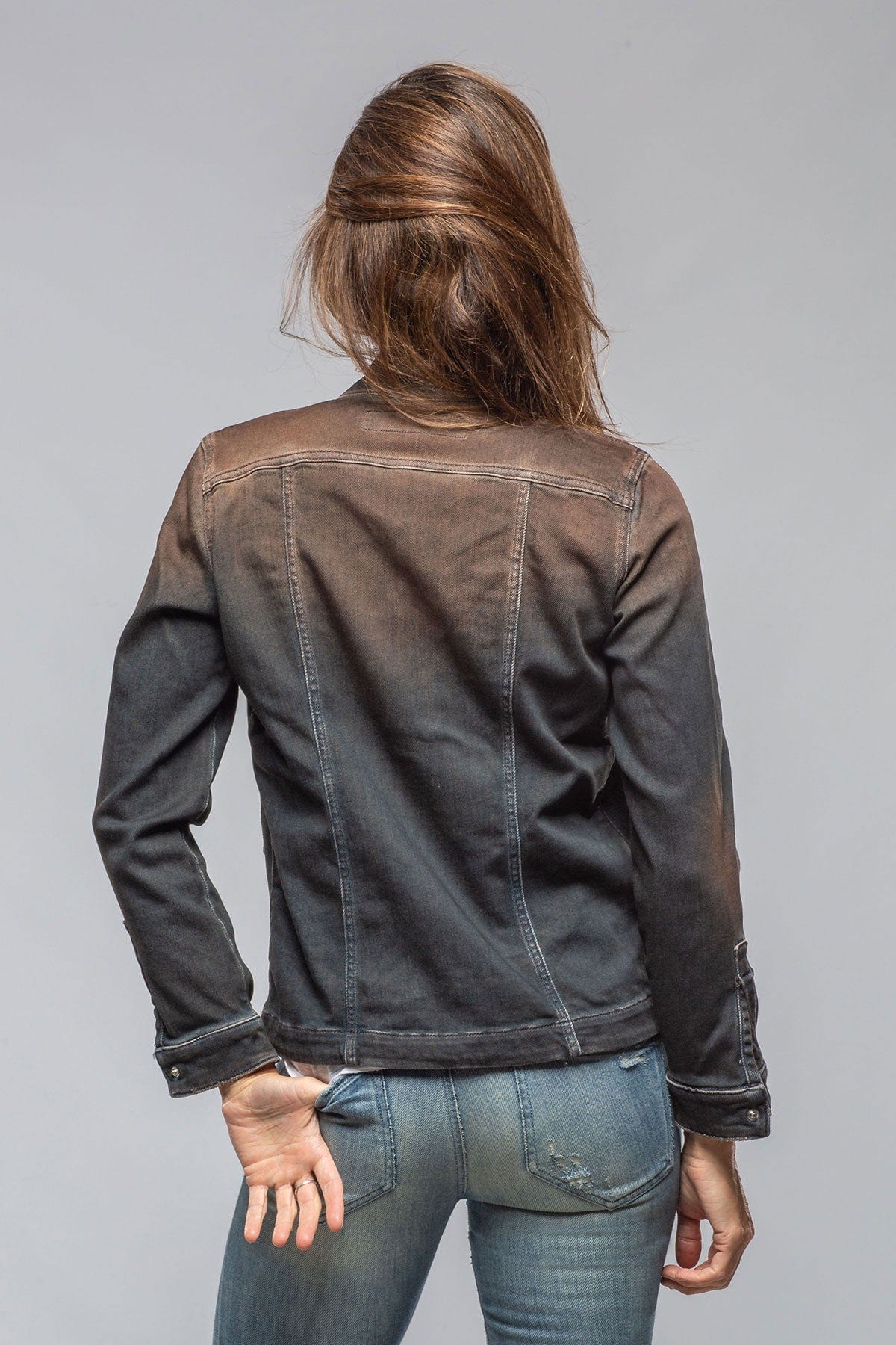 Beale Over-Dyed Denim Jacket In Desert - AXEL'S