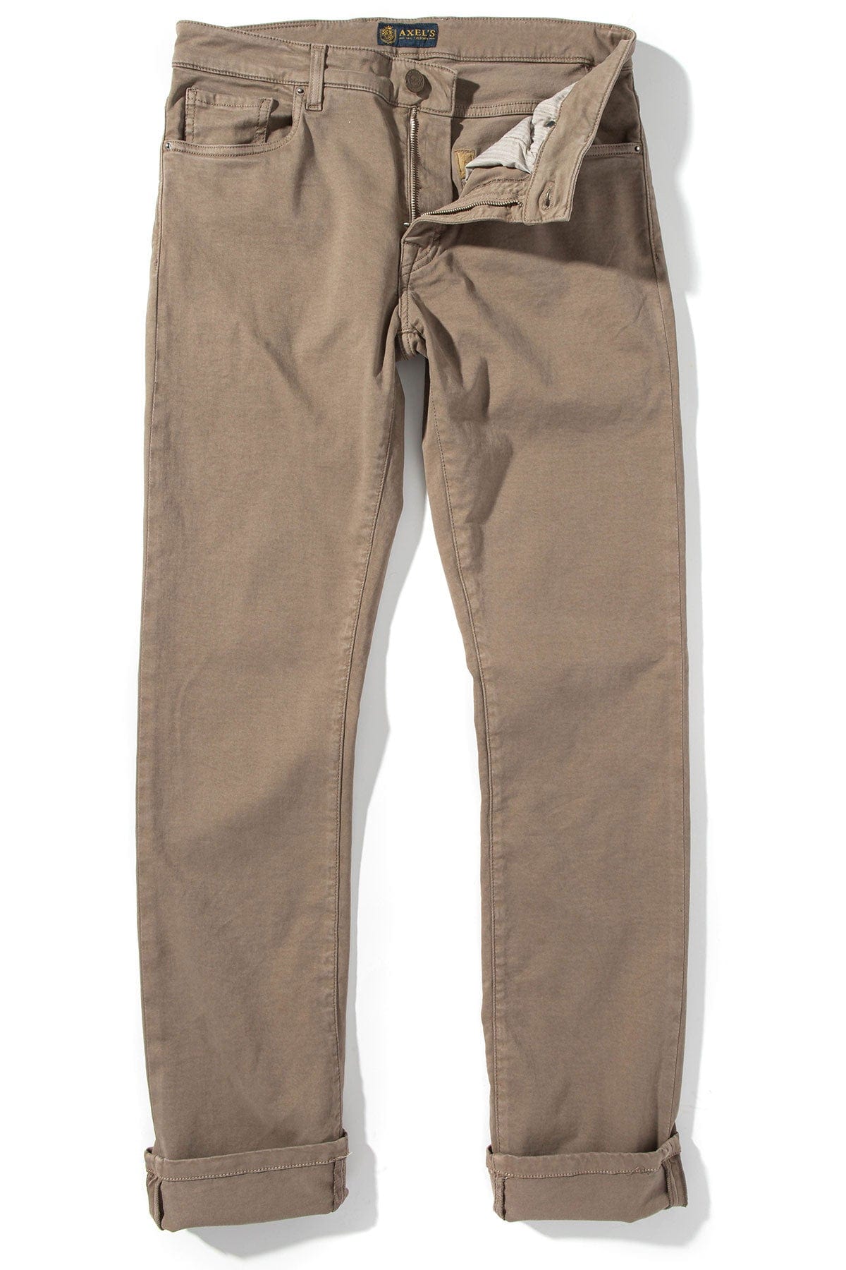Axel's Premium Denim Colorado Soft-Touch Slim Jeans In Tortora | Mens - Pants - 5 Pocket