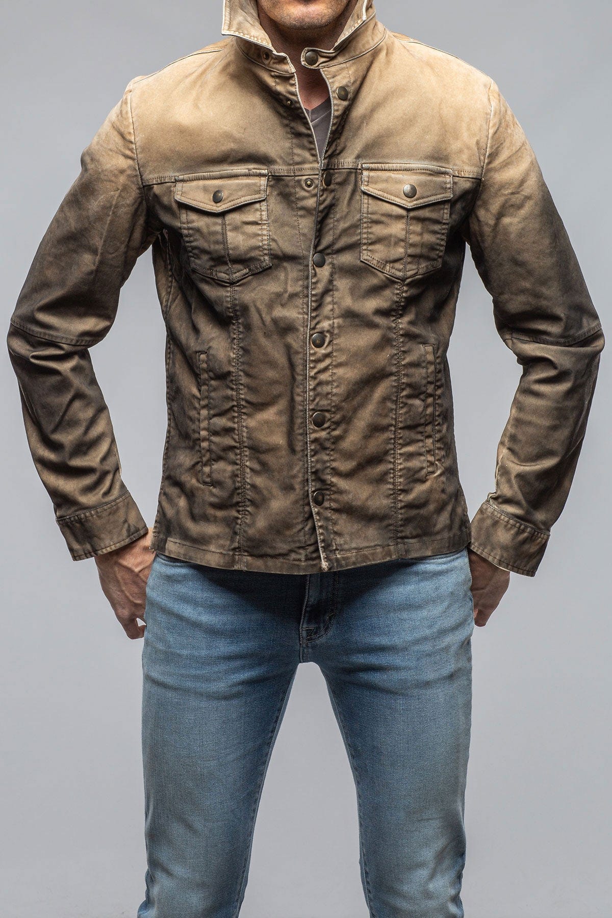 Diesel Moleskin Jacket In Desert - AXEL'S