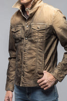 Axel's Premium Denim Diesel Moleskin Jacket In Desert | Mens - Outerwear - Overshirts