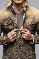 Axel's Premium Denim Diesel Moleskin Jacket In Desert | Mens - Outerwear - Overshirts