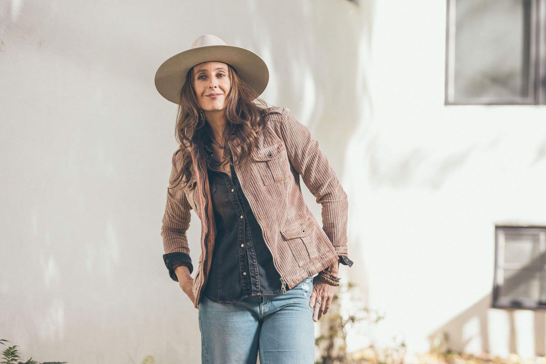 Pagosa Corduroy Jacket In Rust - AXEL'S