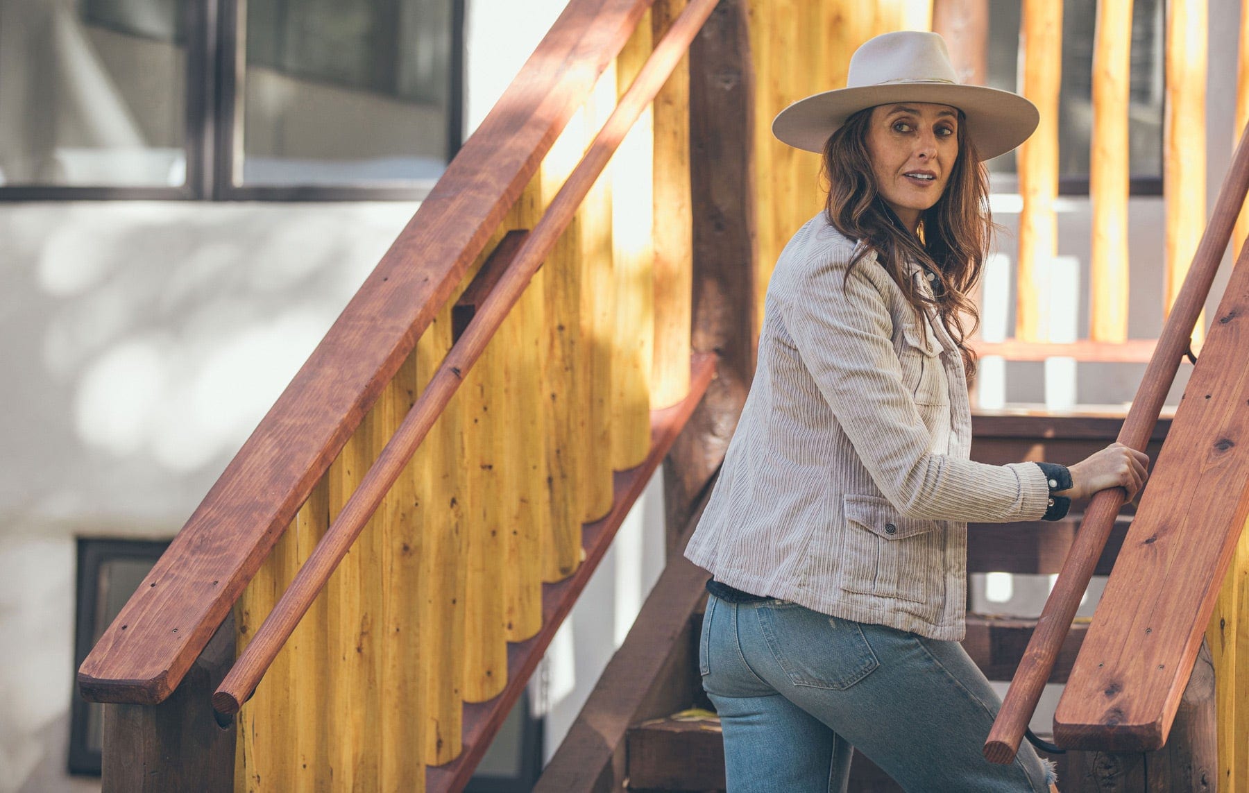 Pagosa Corduroy Jacket In Stone - AXEL'S