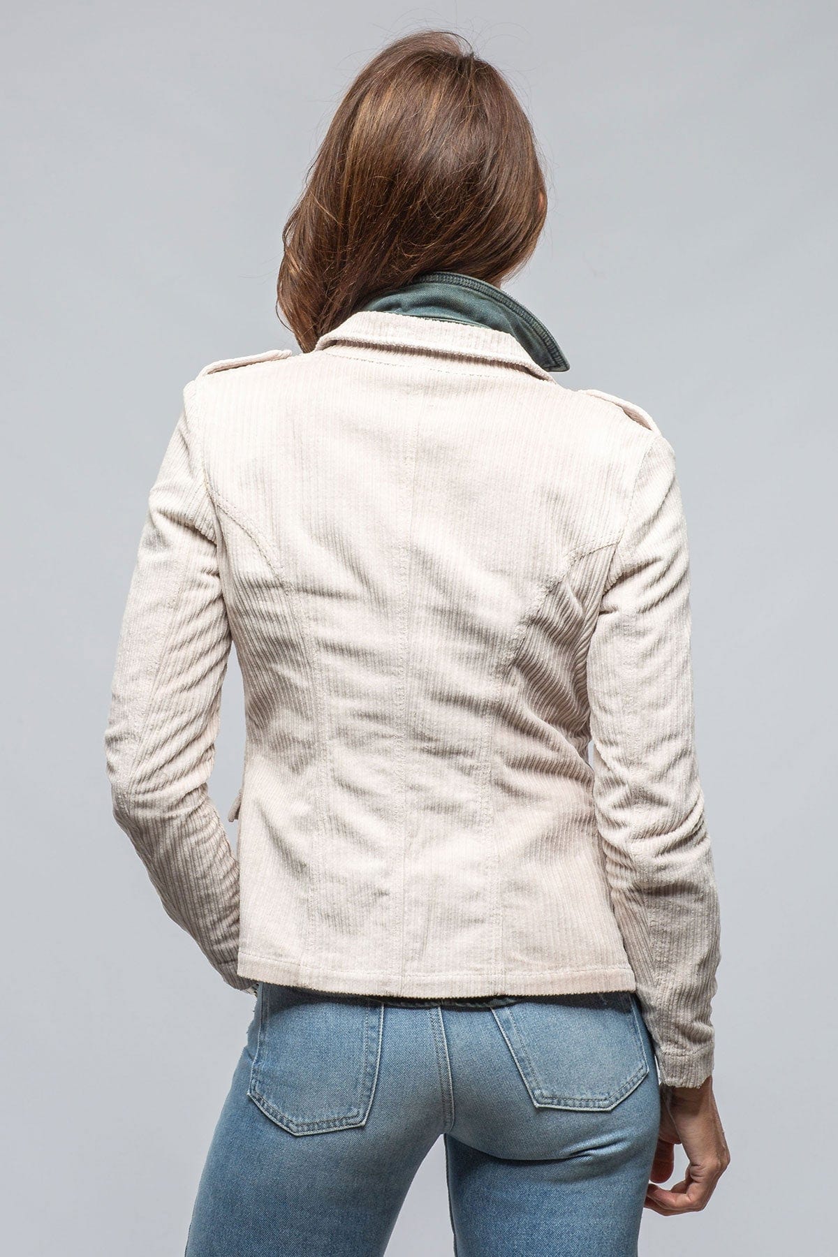 Pagosa Corduroy Jacket In Stone - AXEL'S