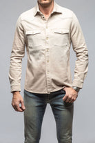 Ranger Colored Denim Snap Shirt In Ecru - AXEL'S