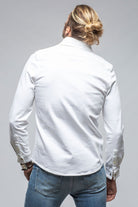 Axels Premium Denim Ranger Colored Denim Snap Shirt In White | Mens - Shirts