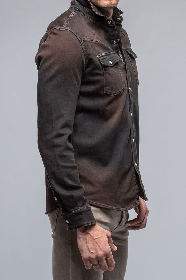 Axel Roper Axel's Roper Western Snap Shirt In Wenge – AXEL'S
