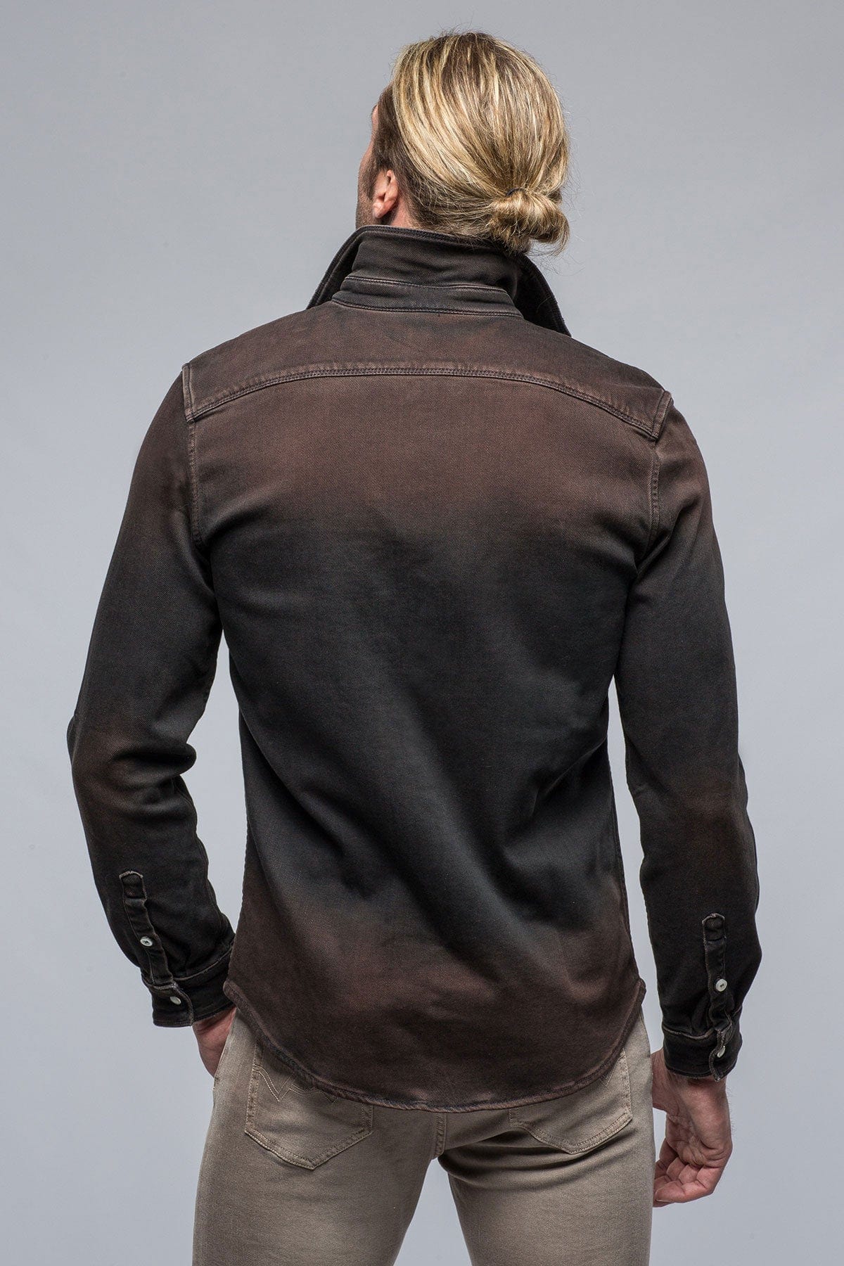 Axel Roper Axel's Roper Western Snap Shirt In Wenge – AXEL'S