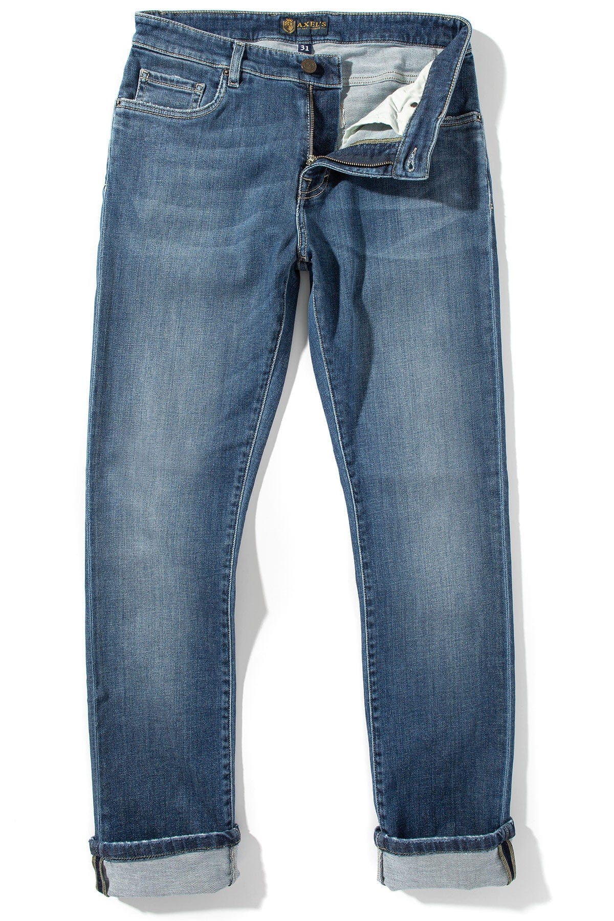 Sedona Denim In Mid Dark Blue - AXEL'S