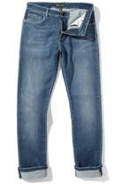 Axel's Premium Denim Sedona Denim In Mid Dark Blue | Mens - Pants - 5 Pocket