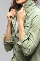 Sweetwater Denim Shirt In Menta - AXEL'S