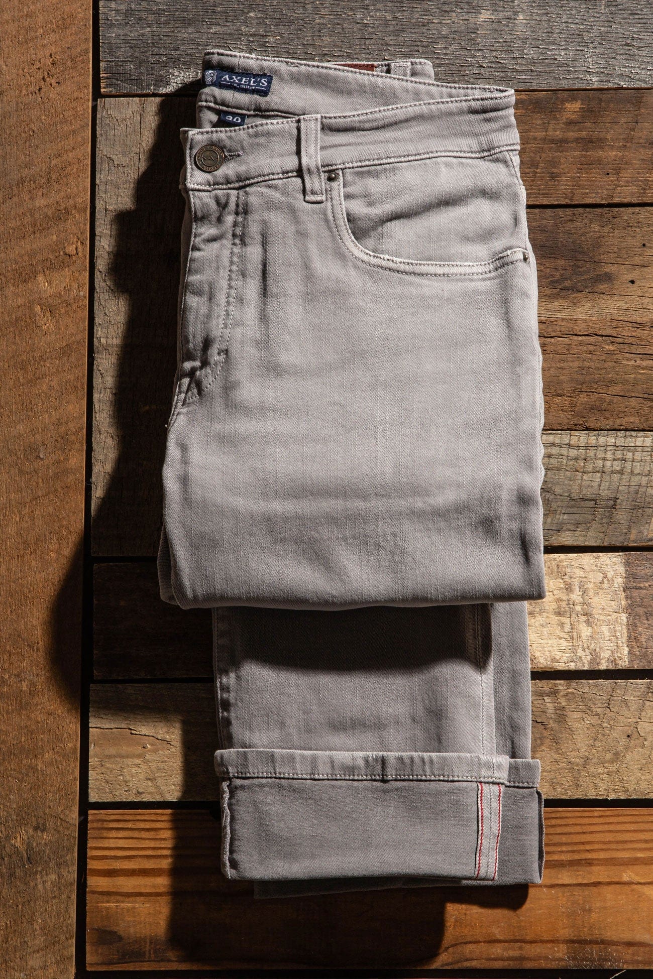 Axels Premium Denim Tucson Selvedge Denim In Cenere Mens - Pants - 5 Pocket