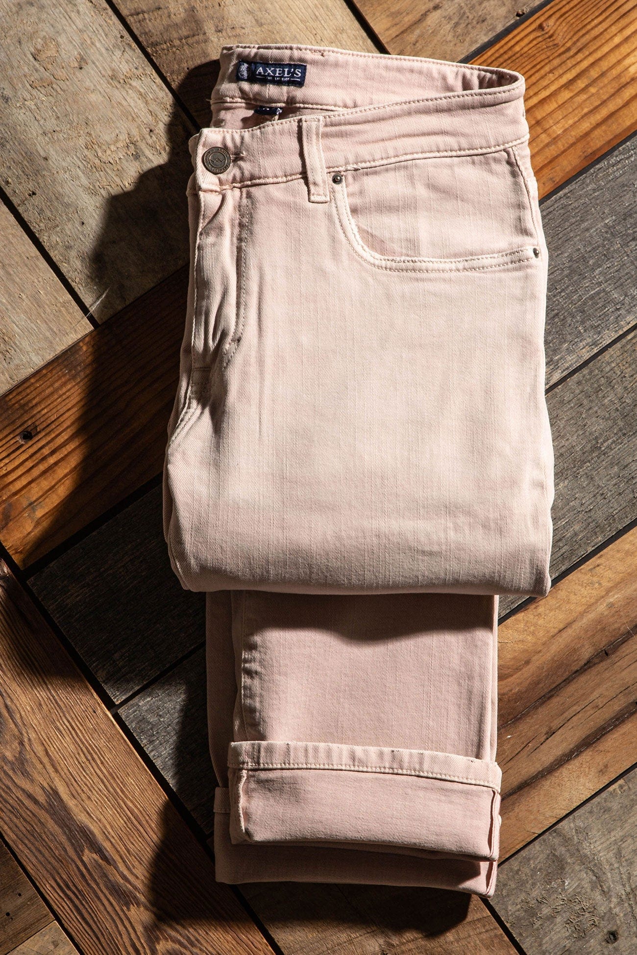 Axels Premium Denim Tucson Selvedge Denim In Cipria Mens - Pants - 5 Pocket