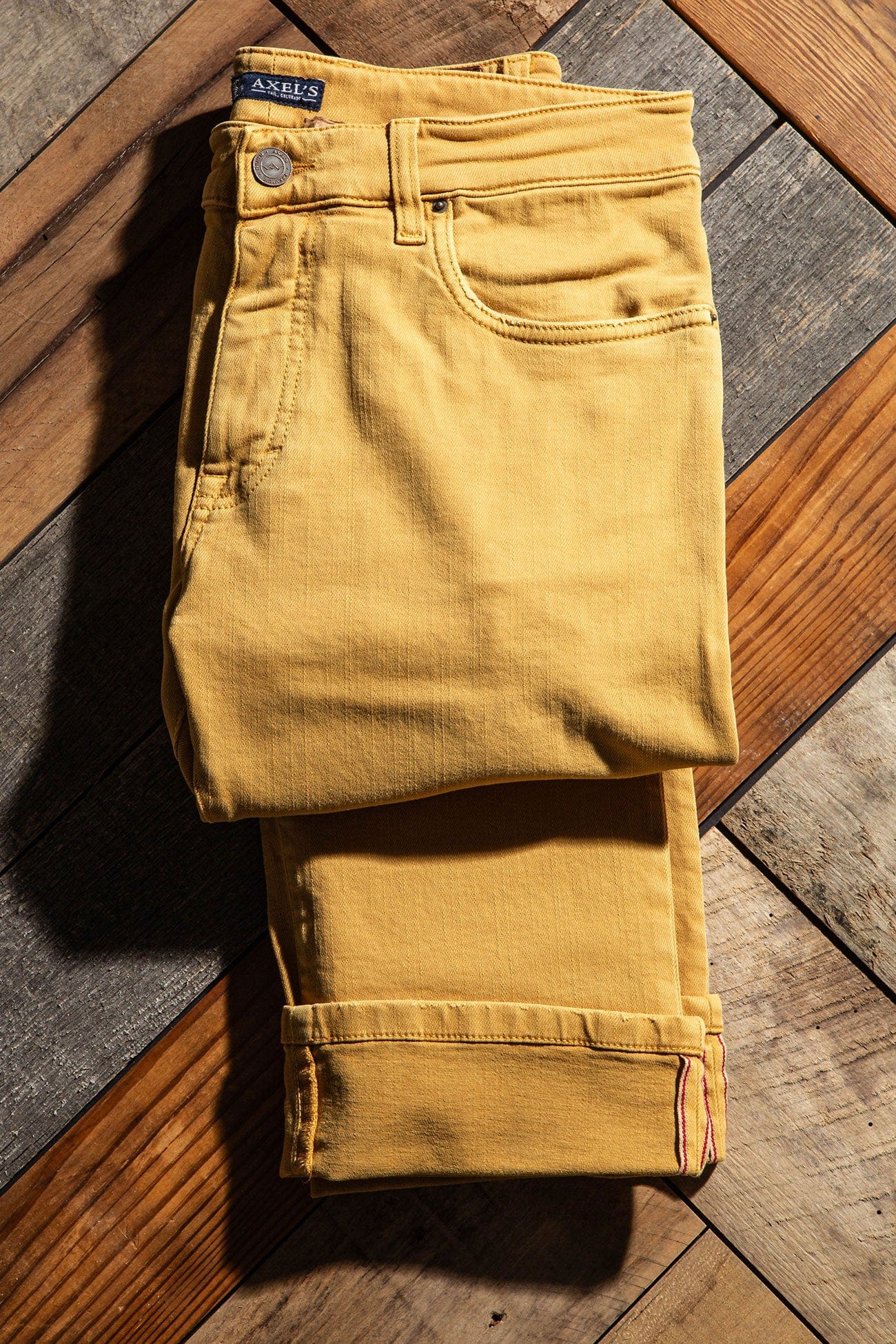 Axels Premium Denim Tucson Selvedge Denim In Girasole Mens - Pants - 5 Pocket