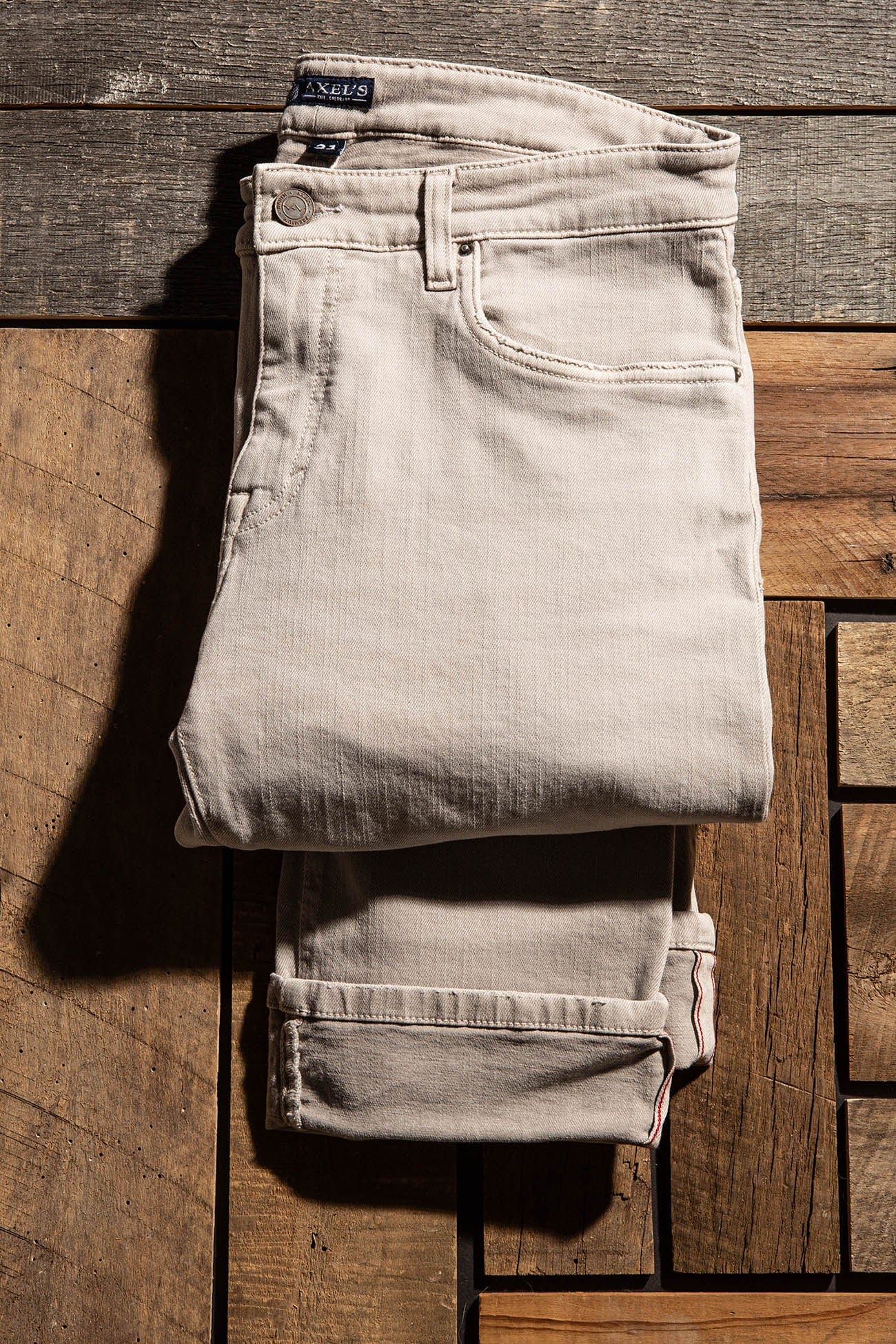 Axels Premium Denim Tucson Selvedge Denim In Sasso Mens - Pants - 5 Pocket