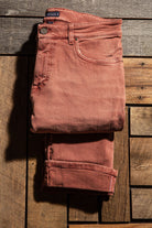 Axels Premium Denim Tucson Selvedge Denim In Terracotta Mens - Pants - 5 Pocket