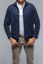 Sooter Cashmere Shirt In Blueprint - AXEL'S