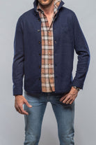 Sooter Cashmere Shirt In Blueprint - AXEL'S