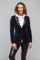 Belvest Belvedere Velvet Tuxedo Jacket In Navy Ladies - Tailored - Jackets