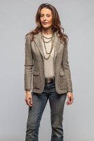 Belvest Montebello Plaid Tweed Jacket Ladies - Tailored - Jackets