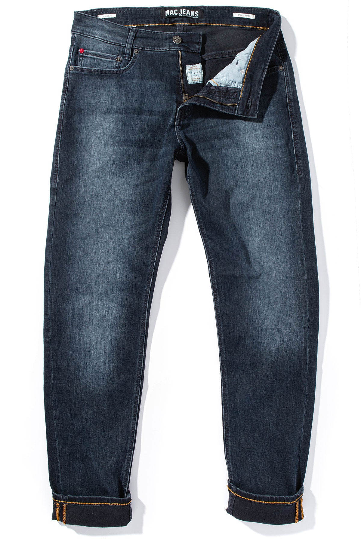 MAC Greg Slim Jeans in Blue OD Black - AXEL'S