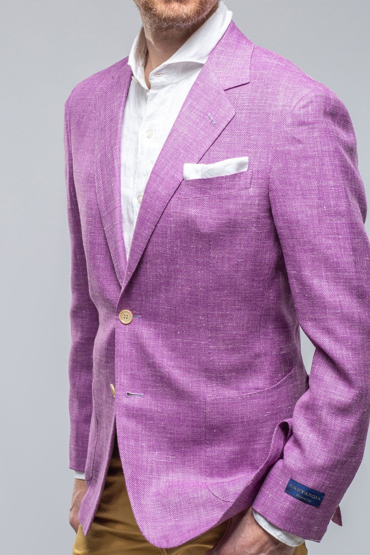 Vervet Colorful Sportcoat in Purple - AXEL'S
