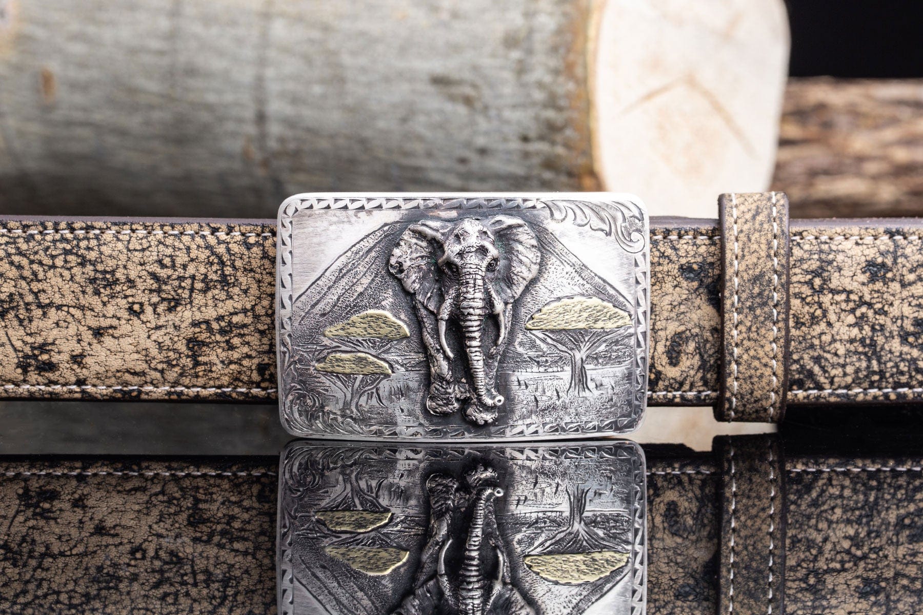 Comstock Heritage AB Elephant Trophy Buckle Belts And Buckles - Trophy
