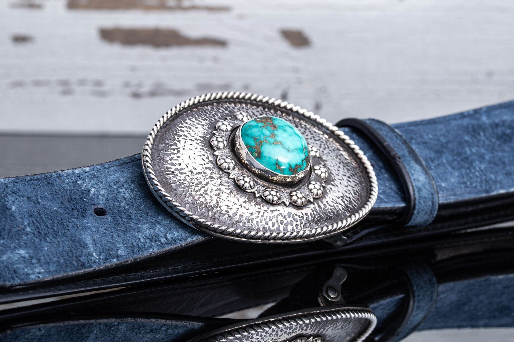 Comstock Heritage AQR50 Turquoise Trophy Buckle | Belts And Buckles - Trophy