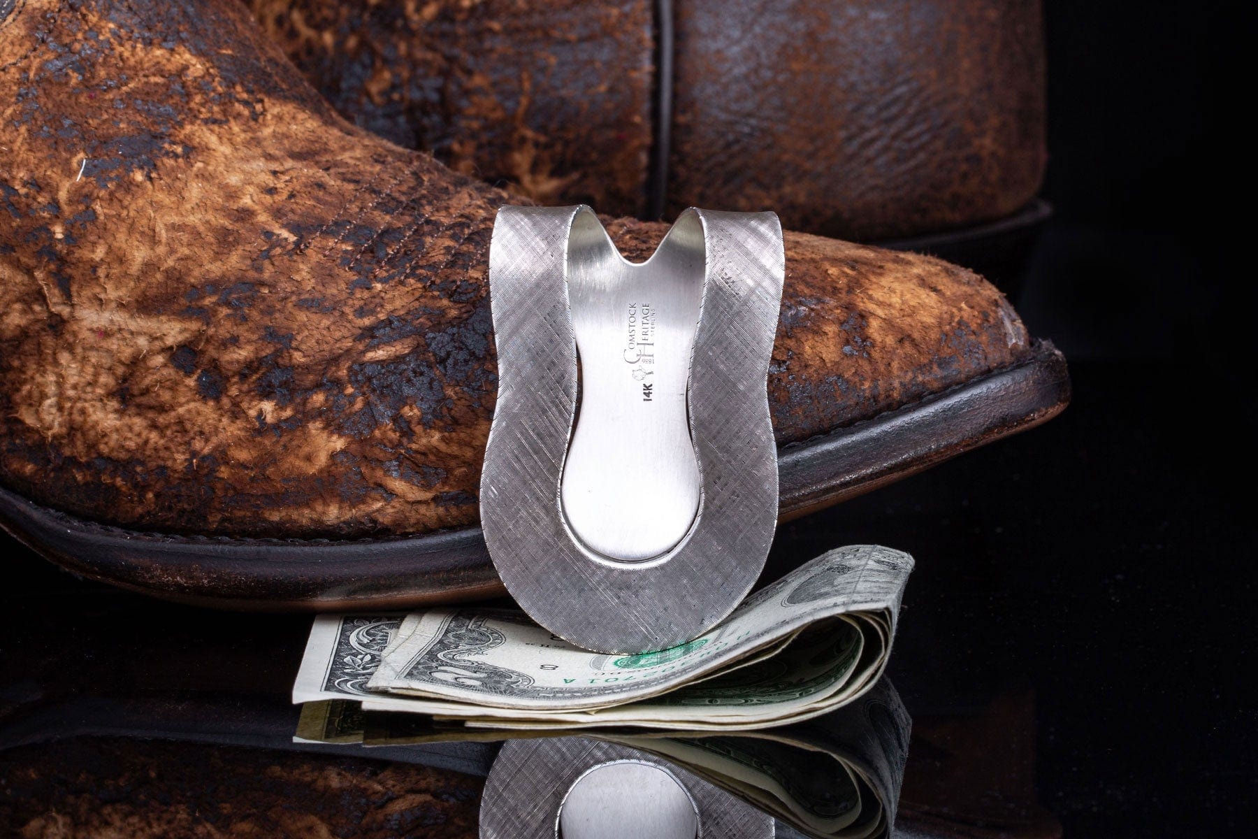Big Bend Ranger Star 14k Money Clip - AXEL'S