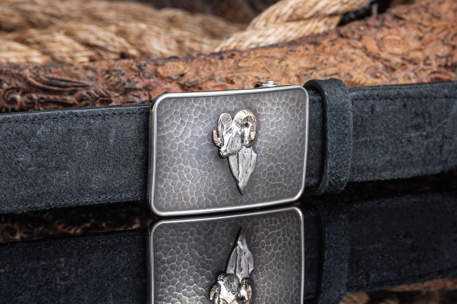 Comstock Heritage Mason Bridge Bighorn Ram Belts And Buckles - Trophy