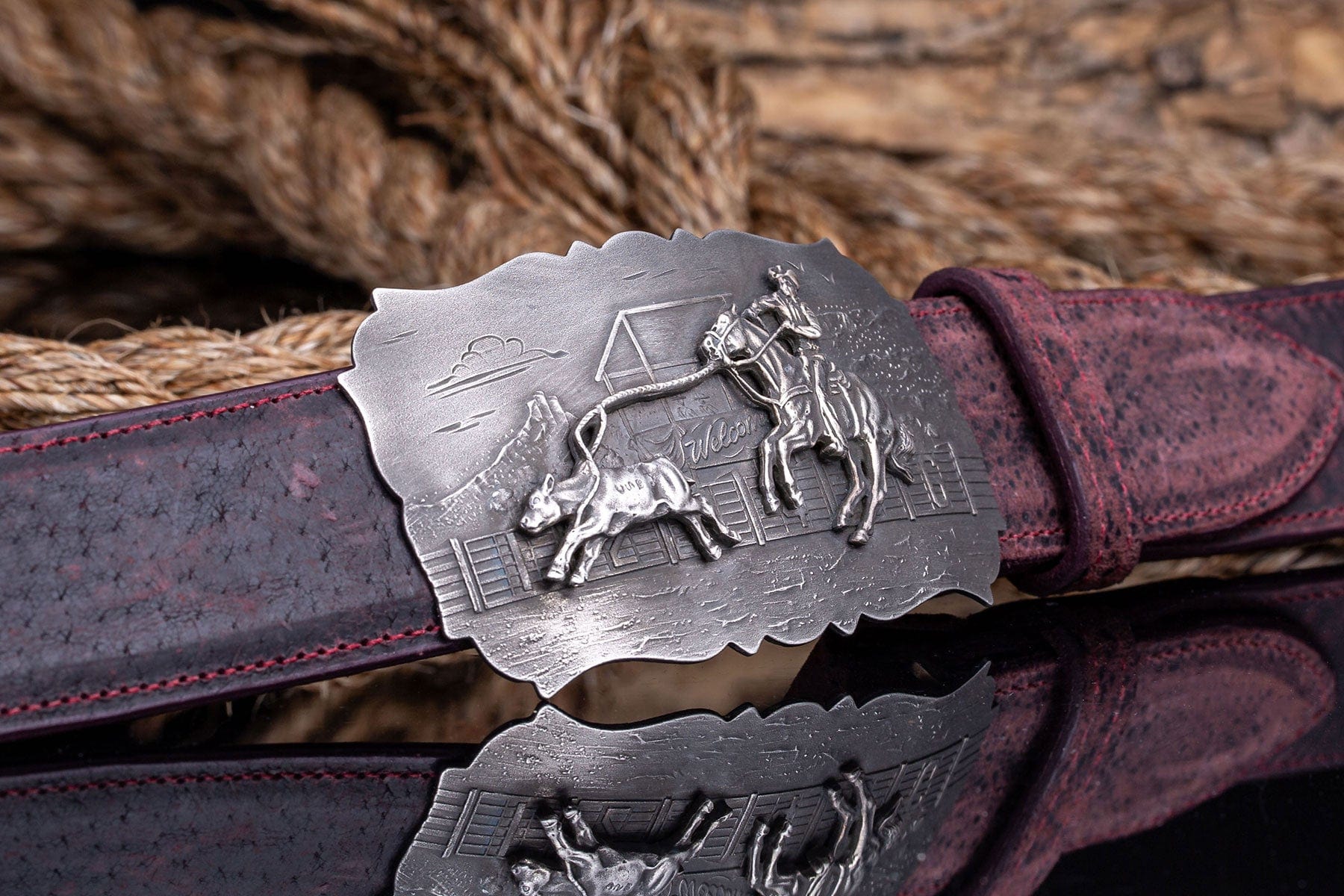 Comstock Heritage Murphy Calf Roper Belts And Buckles - Trophy