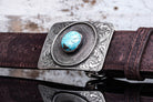 The Mesa Rope & Turquoise Trophy Buckle - AXEL'S