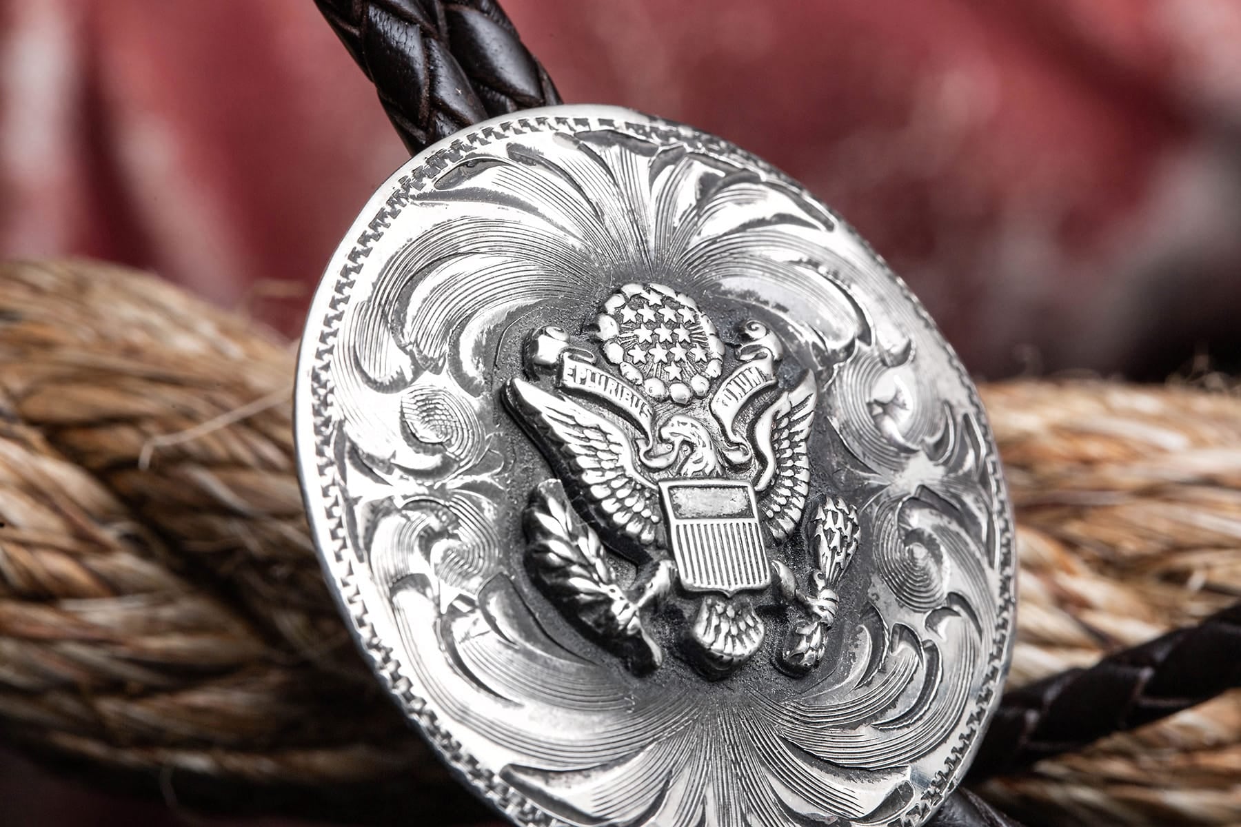 Comstock Heritage USA Presidential Seal Bolo Tie Mens - Accessories - Bolo Tie