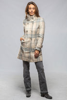 Annemarie Plaid Dbl Brstd Plaid Coat - AXEL'S