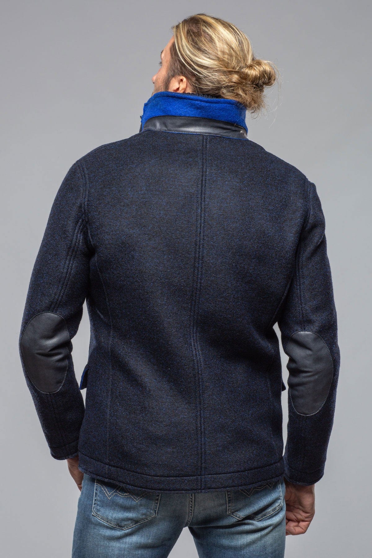 DiBello Canton Wool Jacket In Dark Navy Mens - Outerwear - Cloth