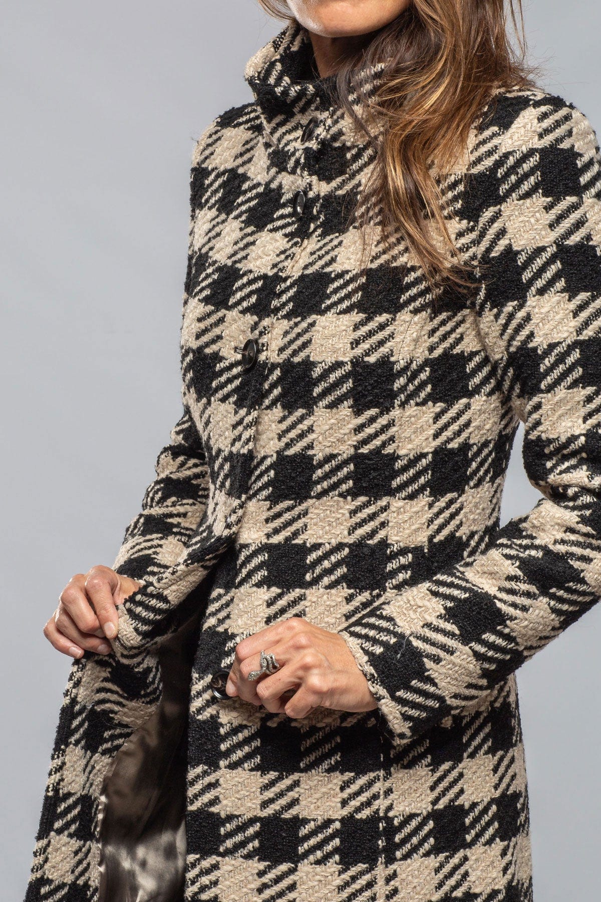 DiBello Millie Houndstooth Coat | Ladies - Outerwear - Cloth