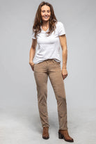 Dune Alma Narrow Straight Leg Cord In Bleached Camel Ladies - Pants - Jeans