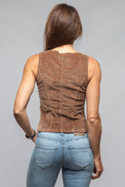 Charlie Corduroy Vest In Dusty Rose - AXEL'S