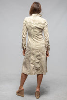 Cody Snap Dress In Sage Green - AXEL'S