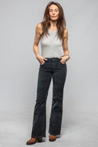 Dune Luna Velvet Flare In Off Black Ladies - Pants - Jeans