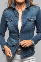 Pagosa Vintage Denim Jacket In Mid Blue - AXEL'S