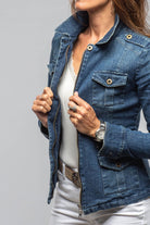 Pagosa Vintage Denim Jacket In Mid Blue - AXEL'S