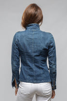 Pagosa Vintage Denim Jacket In Mid Blue - AXEL'S