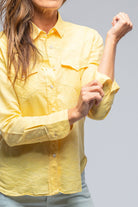 Marcella Linen Shirt in Sunflower - AXEL'S