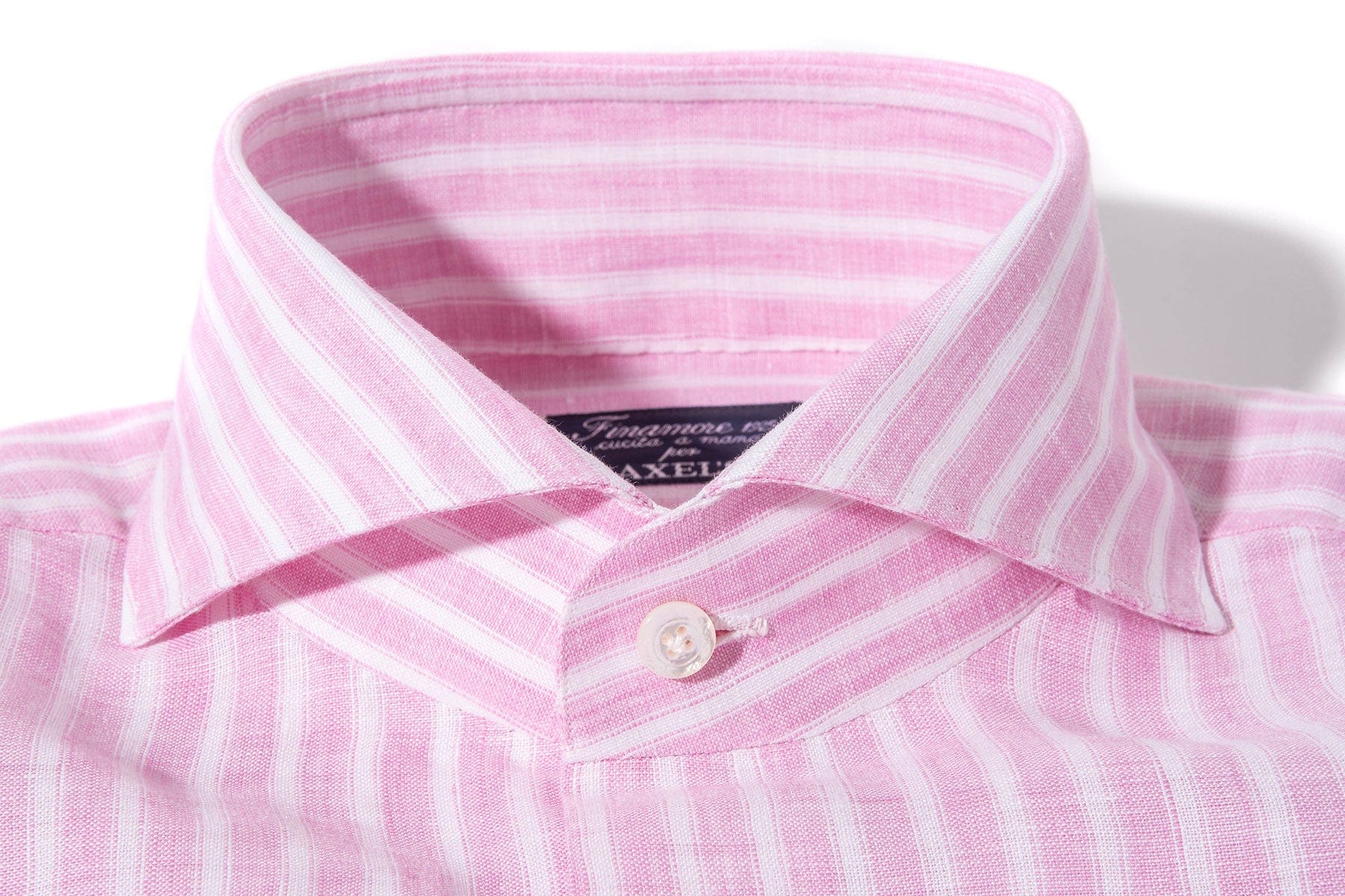 Bonobo Linen Washed Bengal Stripe In Pink - AXEL'S