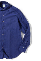 Gibbon Cotton Linen Shirt in Navy - AXEL'S